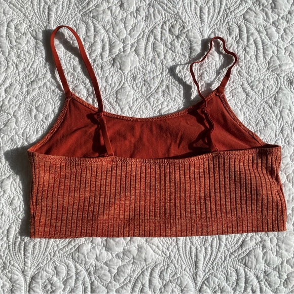 Aerie Chill Ribbed Longline Bralette Size Medium - Picture 9 of 10